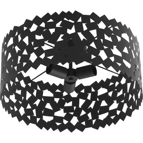 [GEBRAUCHT] B-Ware Lucande Deckenleuchte Deckenlampe Aeloria Eisen Schwarz 50 Cm E27 Led Leuchte