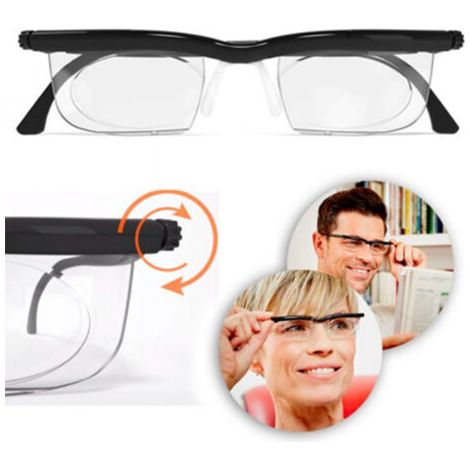 Lunettes De Lecture Avec Dioptries Verres Réglables Pour La Vision De Près Et De Loin (1/5)