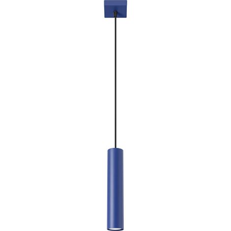 Suspensions Lagos acier outremer 1xGU10 8cm Sollux (1/5)