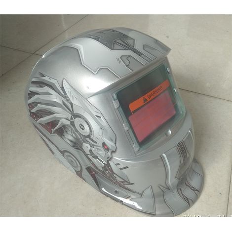 ZOLGINAH Casque de Soudure Automatique - Masque de Soudure avec 2 Lentilles et 2 Capteurs de filtre à ombre réglables DIN9-13 pour le soudage à l'arc de MIG TIG MAG [Classe énergétique A+++] (1/5)