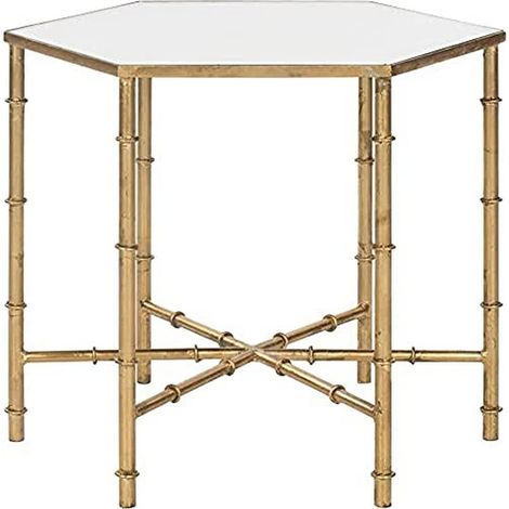 Table d'Appoint Métal Or/Miroir 50 x 43 x 43,18 cm (1/3)