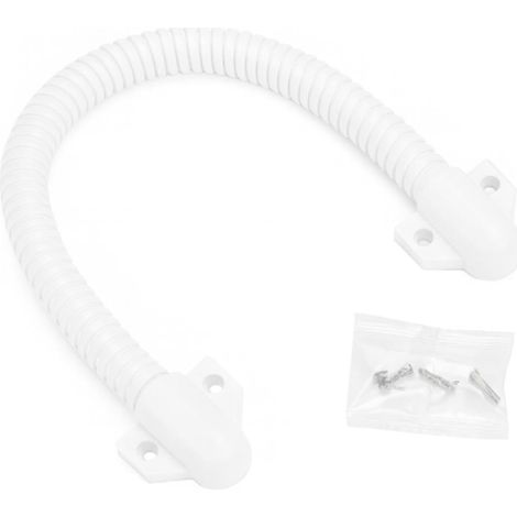 Pasacables Flexible para puerta Blanco 9 mm