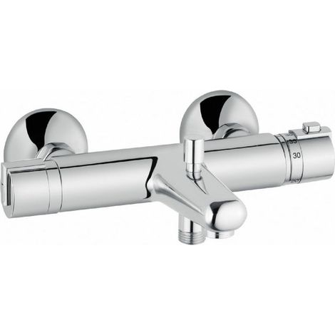 Aufputz-Wannenthermostat Heinrich Schulte Ascona, Ausladung 175 mm, chrom - Z034466-00010 (1/3)