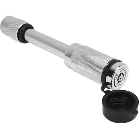 Verrouillage d'attelage de remorque argent, peinture électrophorétique anti-âge précise pour remorquage bateau camion camping-car voiture (1/5)