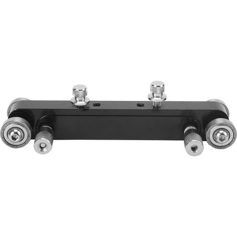 Chevalet réglable en alliage d'aluminium pour luthier, outil de ponçage pour guitare et basse, noir (1/5)