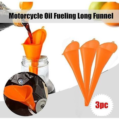 Entonnoir Long de ravitaillement Flexible, 3 pièces, additif d'huile de moto, entonnoir de Machine agricole (1/5)