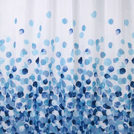 GEDY TTE13652400 Cortina 240X200 cm Blanco-Azul - ref: TTE13652400