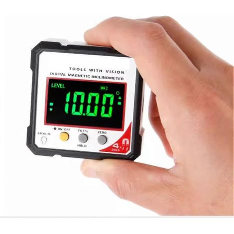 Mini goniomètre numérique de haute précisionniveau électroniquerapporteur magnétiqueinclinomètreIP54mesure d'anglemodèle 393L (1/5)
