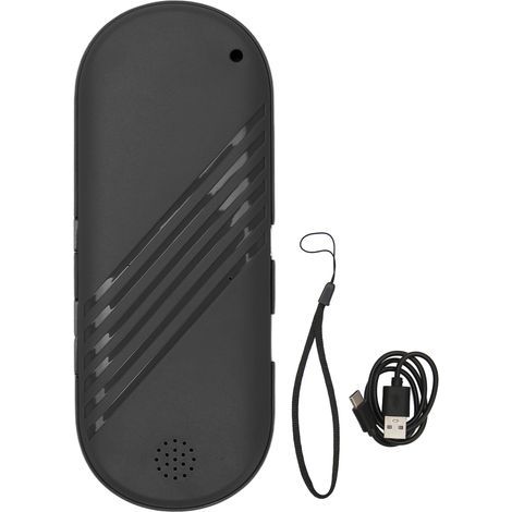 Mini altoparlante Bluetooth da cuscino, suono stereo con bassi profondi, funzioni multimediali, nero (1/5)