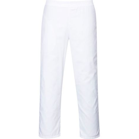 Pantalones de panadero tejido duradero retención de color, blanco 2208 XL Blanco