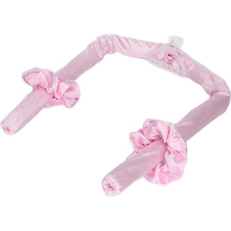 Rouleau Boucleur Sans Chaleur en Mousse EVA Rose, Coffret Voyage Portable, Tige de Curling à Froid pour Femmes, Accessoire Coiffure Pratique (1/5)