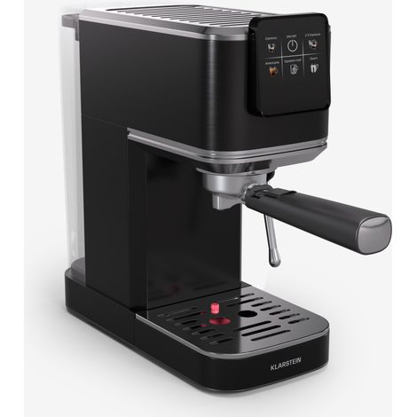 Klarstein SteelPresso Slim Touch Espressomaschine  Siebträger  Touch-Display