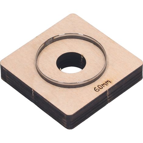 Emporte-pièce cuir rond creux 60 mm acier alliage durable matrice perforation coffret 1 pièce (1/5)