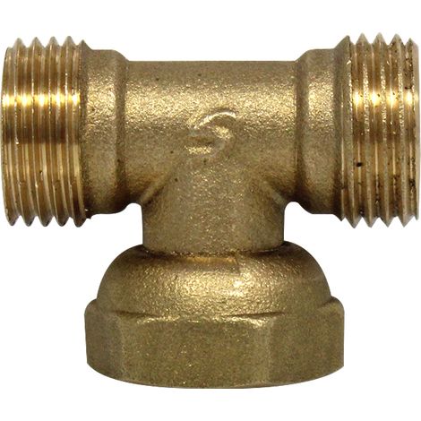 Té Mâle 1/2" (15/21) - Femelle écrou prisonnier 1/2" (15/21) - Mâle 1/2" (15/21) - Arcanaute (1/3)
