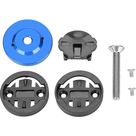 Support Vélo Métal Robuste pour GPS Garmin Bryton - Porte-Carte Noir (1/5)