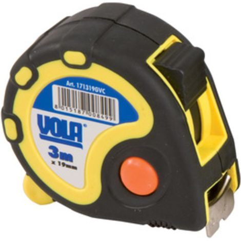 Vola flessometro metro misurazione nastro mtl 3x19 mm ritorno automatico (1/2)
