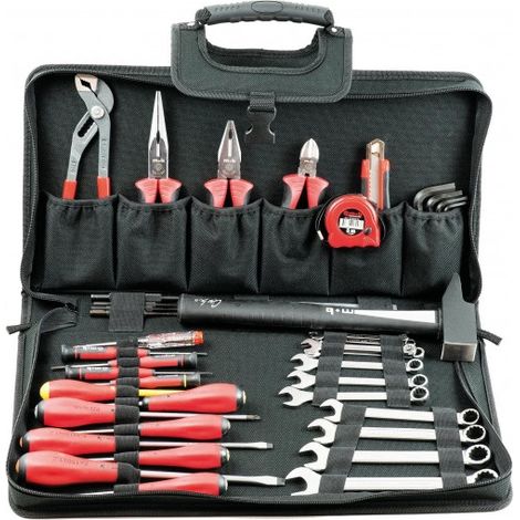 Coffret Box Textile Garni Maintenance – Sac Textile 32 Emplacements avec 46 Outils (1/5)