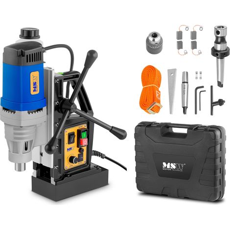 Magnetbohrmaschine mit Magnetfuß + Koffer 1380W MSW-MD32-PRO (1/5)