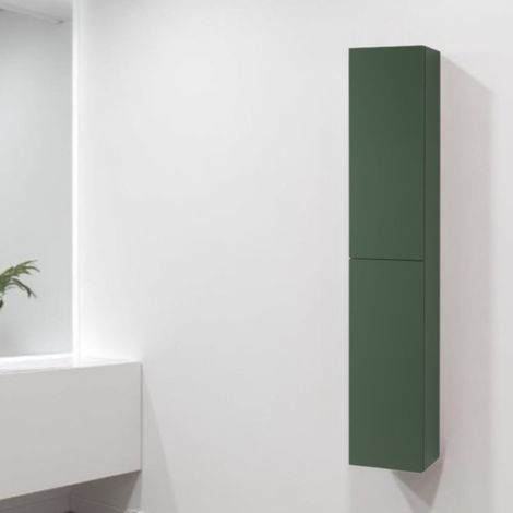 Colonna bagno sospesa 160 h cm reversibile GIGLIO finitura Verde Opaco (1/5)