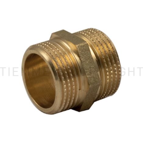 Raccordo diritto maschio/maschio 1 x 3 4 tiemme 1500022
