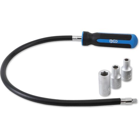 Bgs cacciavite chiave di serraggio flessibile da 4, 5, 7, extra lungo 500 mm