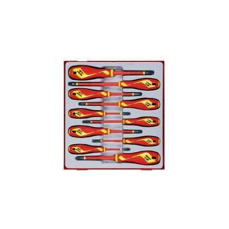 Teng Tools Juego de destornilladores aislados multicolor 10 piezas (1/2)