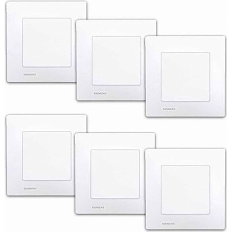 SIEMENS Lot de 6 Va & Vient BLANC Siemens DELTA VIVA (1/3)