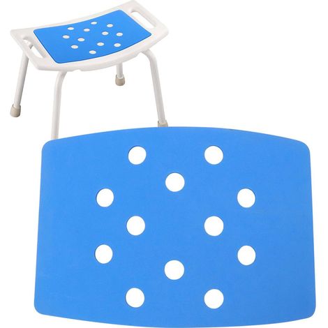 coussin De Tabouret De Douche De Salle De Bain, Pte De Coussin De Chaise De Douche Fixe Garder Au Chaud Conception De Perforation Eva Tabouret De (1/5)