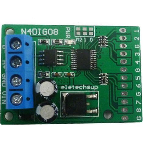 8Ch Input/Output numérique interrupteur TTL Lvttl CMOS RS485 IO commande module Modbus Rtu carte pour PLC relais, (No (1/5)