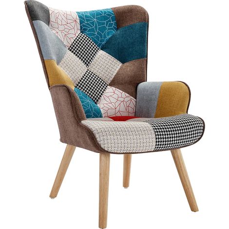 Poltrona in Tessuto patchwork - VATELY