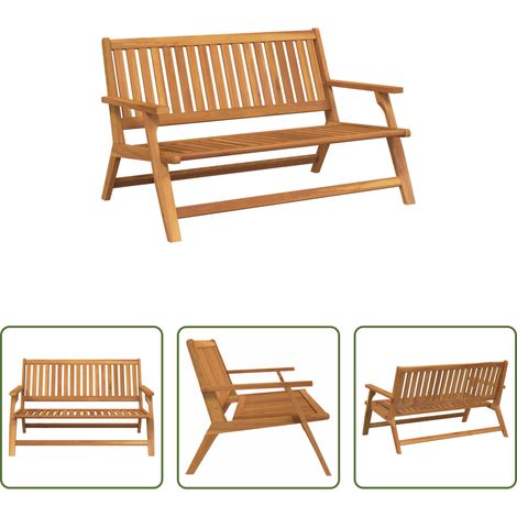 vidaXL Akazienholz - Relax Bank Braun Massivholz Akazie (1/5)