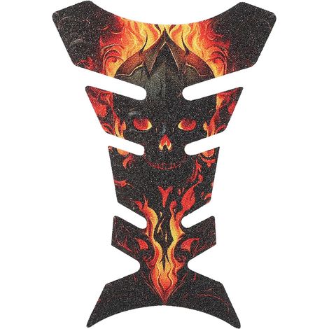 protection de reservoir moto adhesif noir reservoir moto protege reservoir carbone Fortement adhésif (Style 1) (1/5)