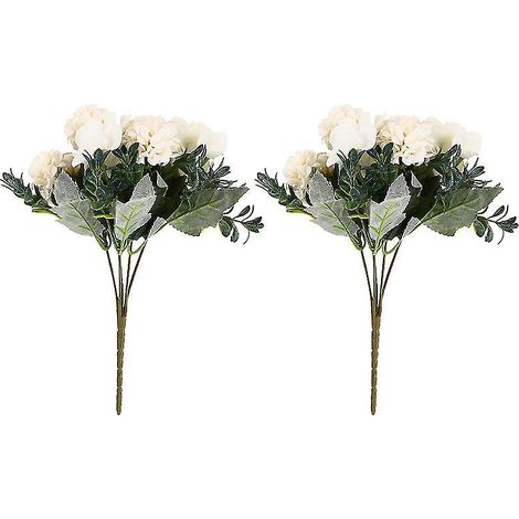 Nouveau lot de 2 décorations florales d'hortensia (1/3)