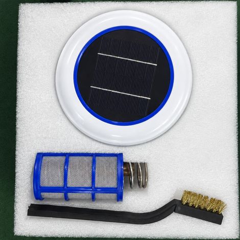Purificateur d'eau piscine solaire modèle standard petite taille 160 mm désinfection ions de cuivre 700 g – Livraison gratuite (1/4)