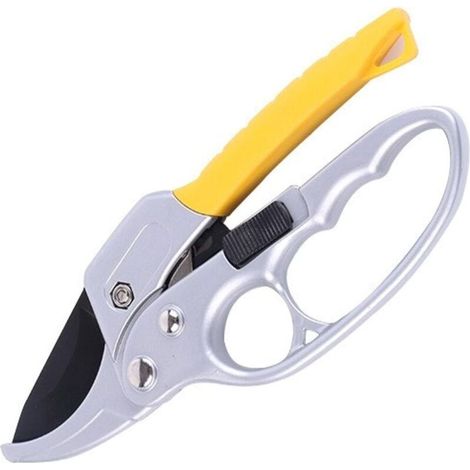 Sécateur à main, sécateur, sécateur de jardin, sécateur à cheveux, sécateur à cliquet, travail 3 fois plus facile, outils de jardinage, sécateur de jardin tranchant, sécateur pour les mains faibles ar (1/5)