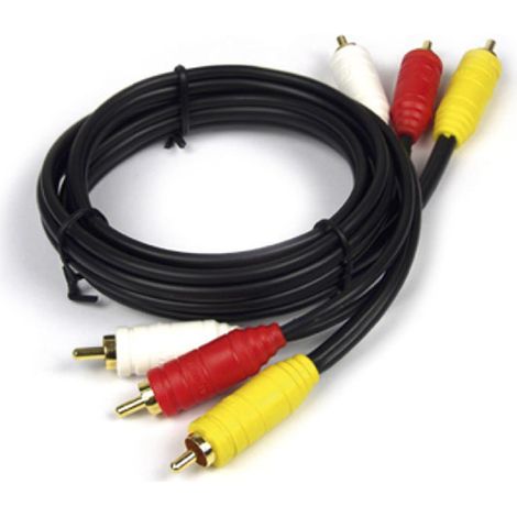 Cable RCA Multimedia 3 voies - 3m