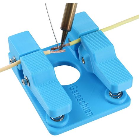 Lötkolbenhalter für elektrische Leitungen, Löthelfer mit Breitenverstellung, Lötstation, dritte Hand, für 0,3-8mm Drähte, Löt- und Bastelarbeiten (1/5)