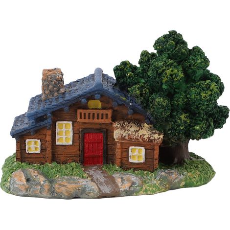 Micro paysage maison Figurine résine Village cabane ornement bonsaï décoration pour la maison jardinage petit bois (1/5)