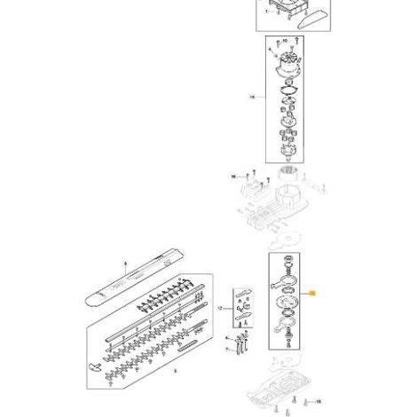 GETRIEBESATZ HT 900 LI 48 ORIGINAL STIGA - 118811343/0