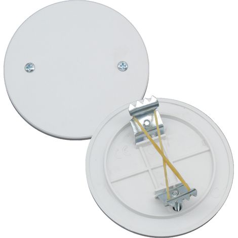 COPERCHIO CON GRAFFE PER CASSETTA DA INCASSO TONDA Ø 65 mm 50.00 pz