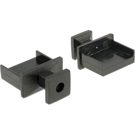DeLOCK Delock 64009 - USB Type-A - Noir - Acrylonitrile-Butadiène-Styrène (ABS) - 13,1 mm - 16,4 mm - 7 mm (1/3)
