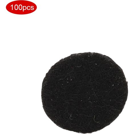 100 disques filtrants ronds noirs 10mm pour machine d'extraction de points noirs, accessoires de beauté (1/5)