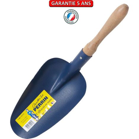 Pala per terra, pala per pellet, pala da fuoco rotonda con manico OUTILS PERRIN