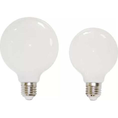 2 ampoules LED boule de dragon blanc lait G95 ampoule boule de dragon e27 ampoules à économie d'énergie à vis domestique 7 watts 9 watts 2700K (blanc chaud) (1/5)