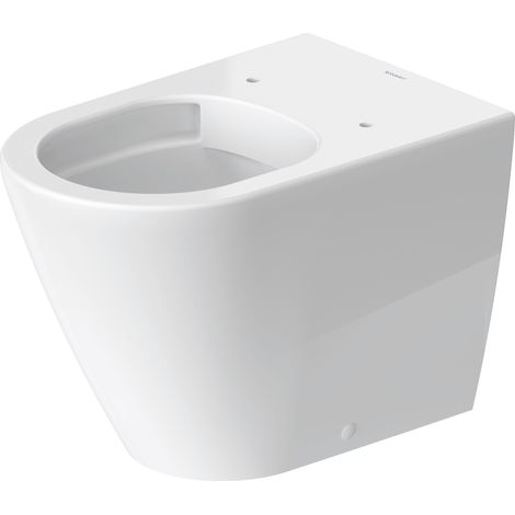 Duravit D-Neo WC au sol, chasse deau basse, sans rebord, sortie (1/5)