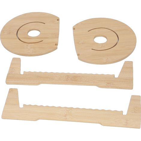 Support de rangement de CD de bureau en bois massif, support artisanal créatif et exquis pour la maison (1/5)