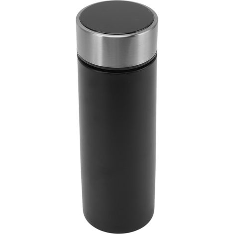 Mug chauffant électrique intelligent noir avec affichage LED, contrôle de la température, tasse à café au lait et allume-cigare pour voiture (1/5)