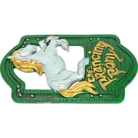 Plaque murale en résine avec motif de cheval, décoration murale pour la maison et le bureau (1/5)