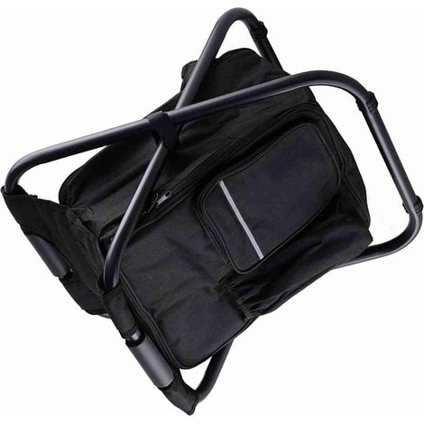 Chaise de glace portable, siège rafraîchissant, tabouret de glace pliable et isolé avec double bandoulière, idéal pour la pêche, coussin de gel pour une assise rafraîchissante (1/4)