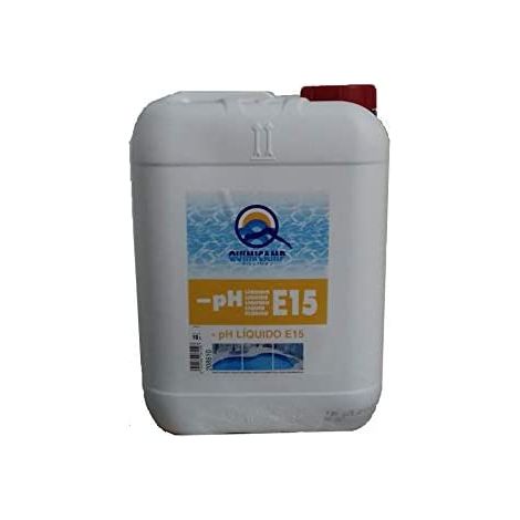 Reductor de pH, - pH líquido E15, 10 L. Quimicamp.